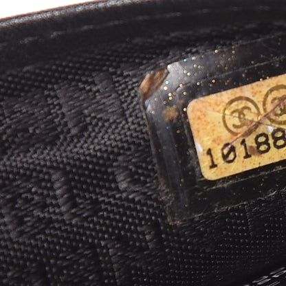 Chanel Lambskin Embossed Logo Yen Wallet Black 10 of 15