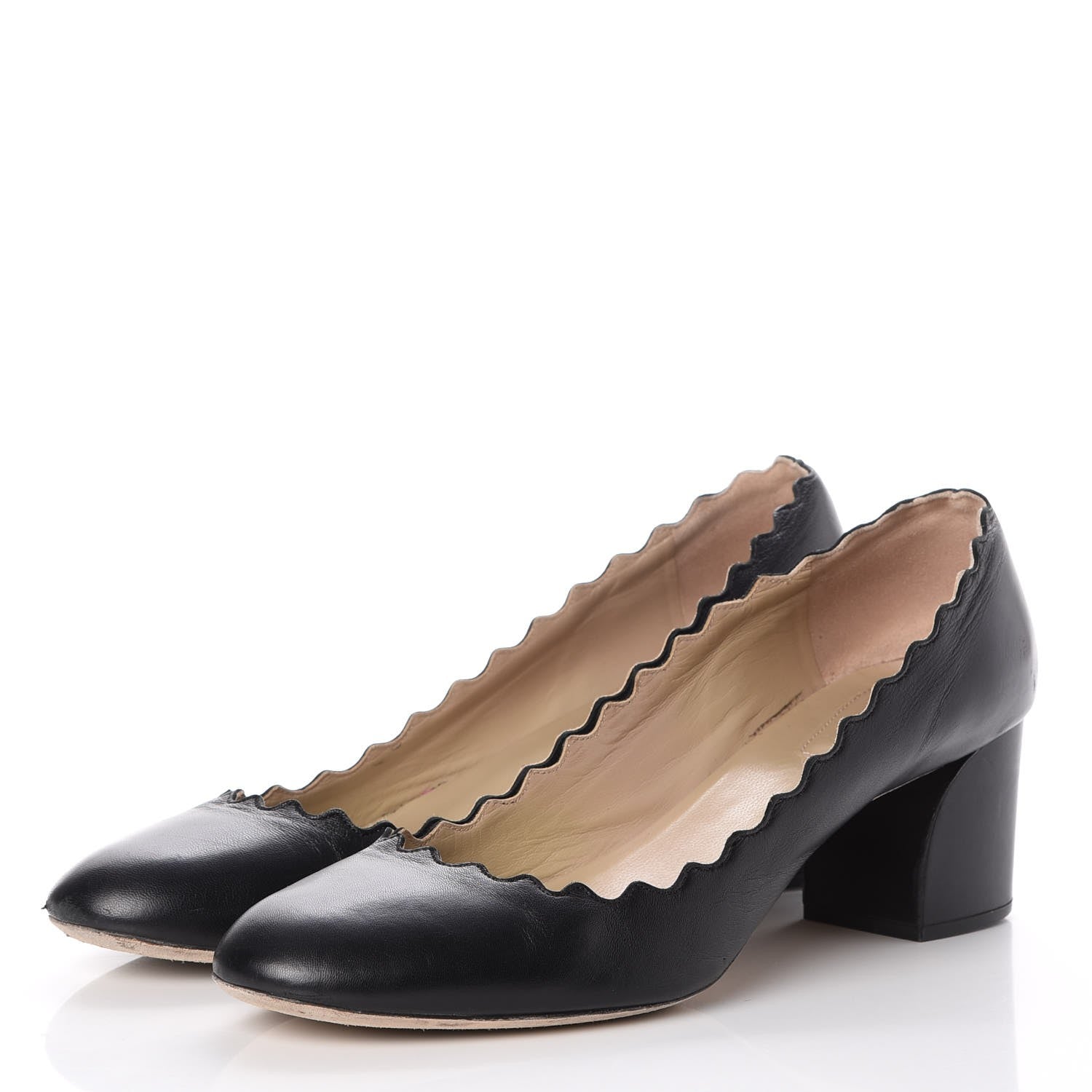 Chloe Nappa Lauren Pumps 38.5 Black 3 of 22