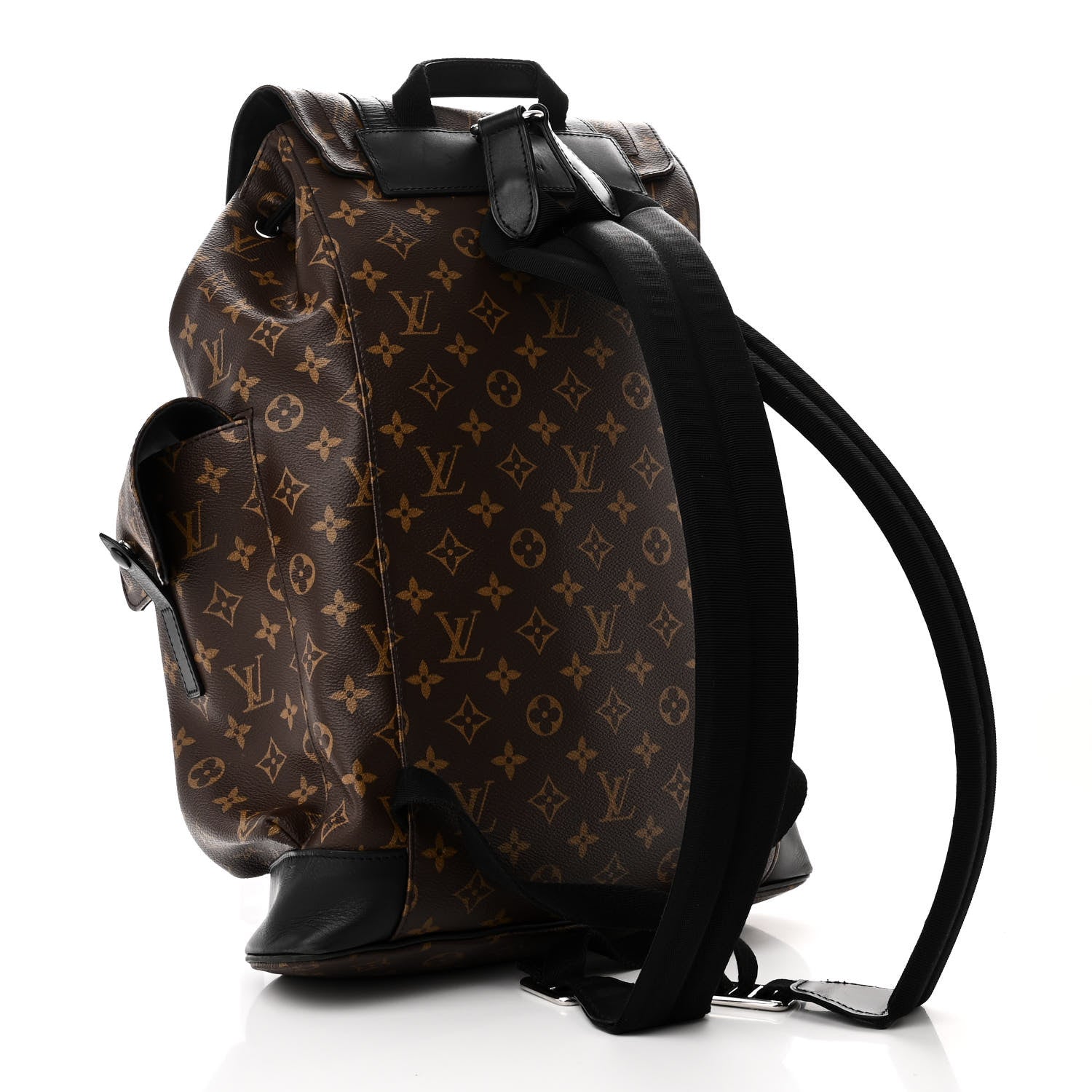 Louis Vuitton Monogram Macassar Christopher PM Backpack 3 of 9
