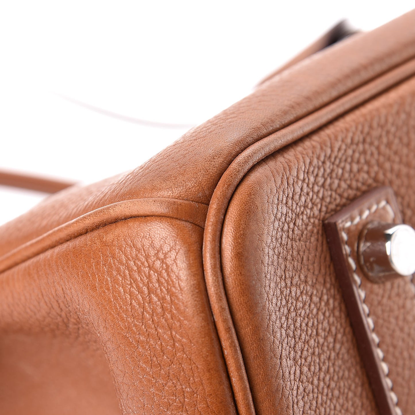 Natural Barenia Faubourg Birkin 35 Fauve