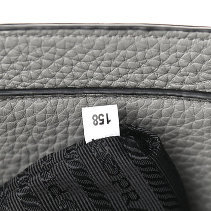 Prada Vitello Phenix Embossed Logo Shoulder Bag Argilla 7 of 9