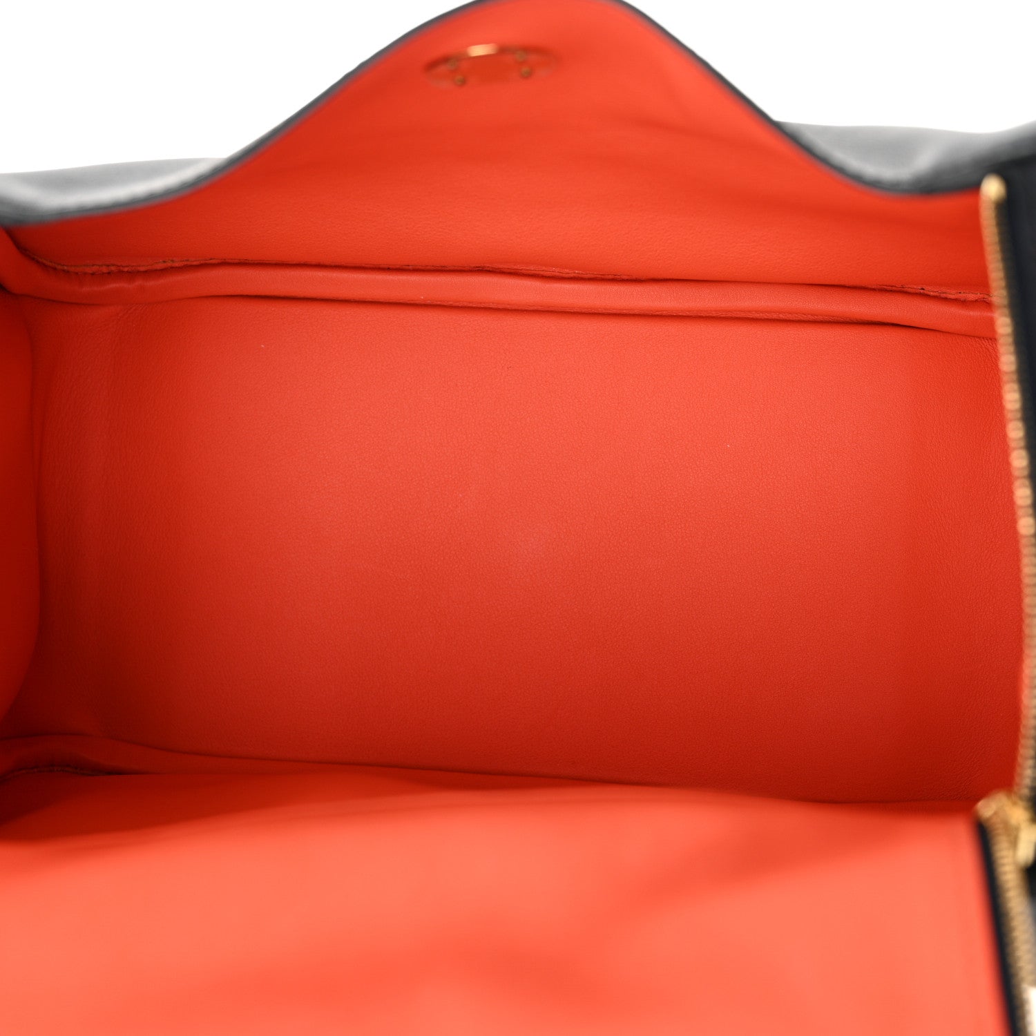 Hermes Swift Verso Lindy 26 Bleu Indigo Orange Poppy 5 of 12