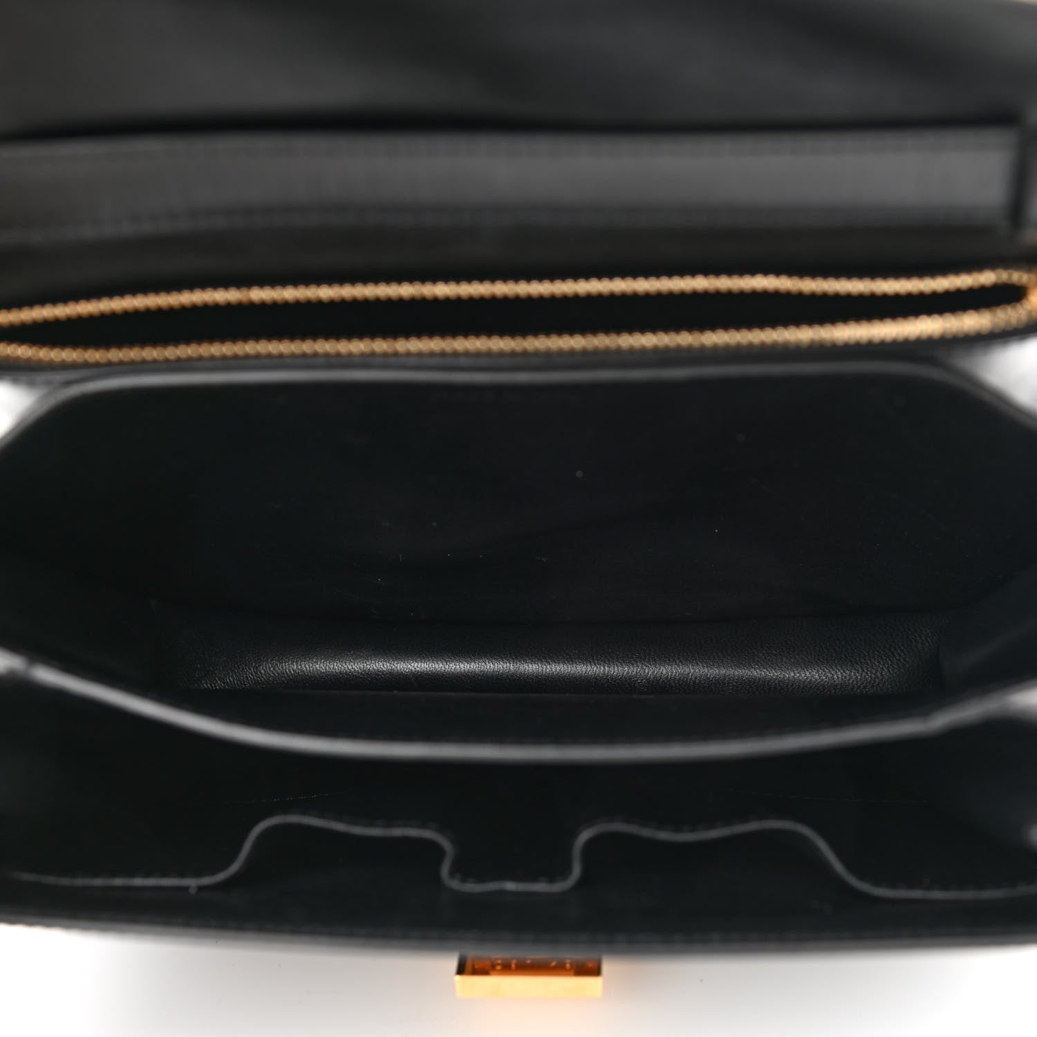 Celine Box Calfskin Medium Classic Box Flap Bag Black 5 of 12