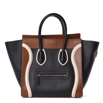 Celine Smooth Calfskin Mini Tri-Color Luggage Multicolor 1 of 12