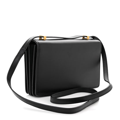 Saint Laurent Calfskin Monogram Small Dylan Shoulder Bag Black 3 of 9