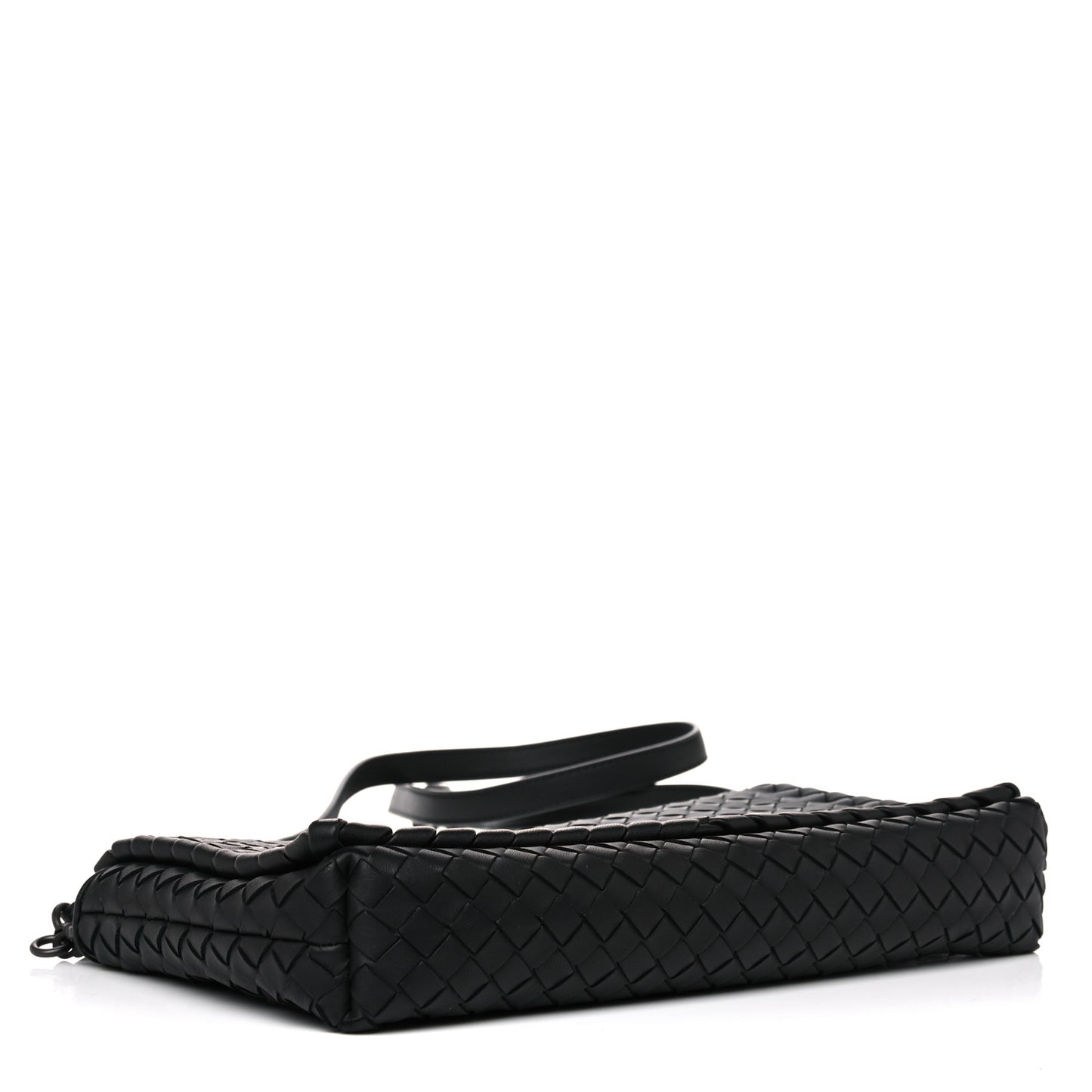Nappa Intrecciato Dahlia Clutch Crossbody Black
