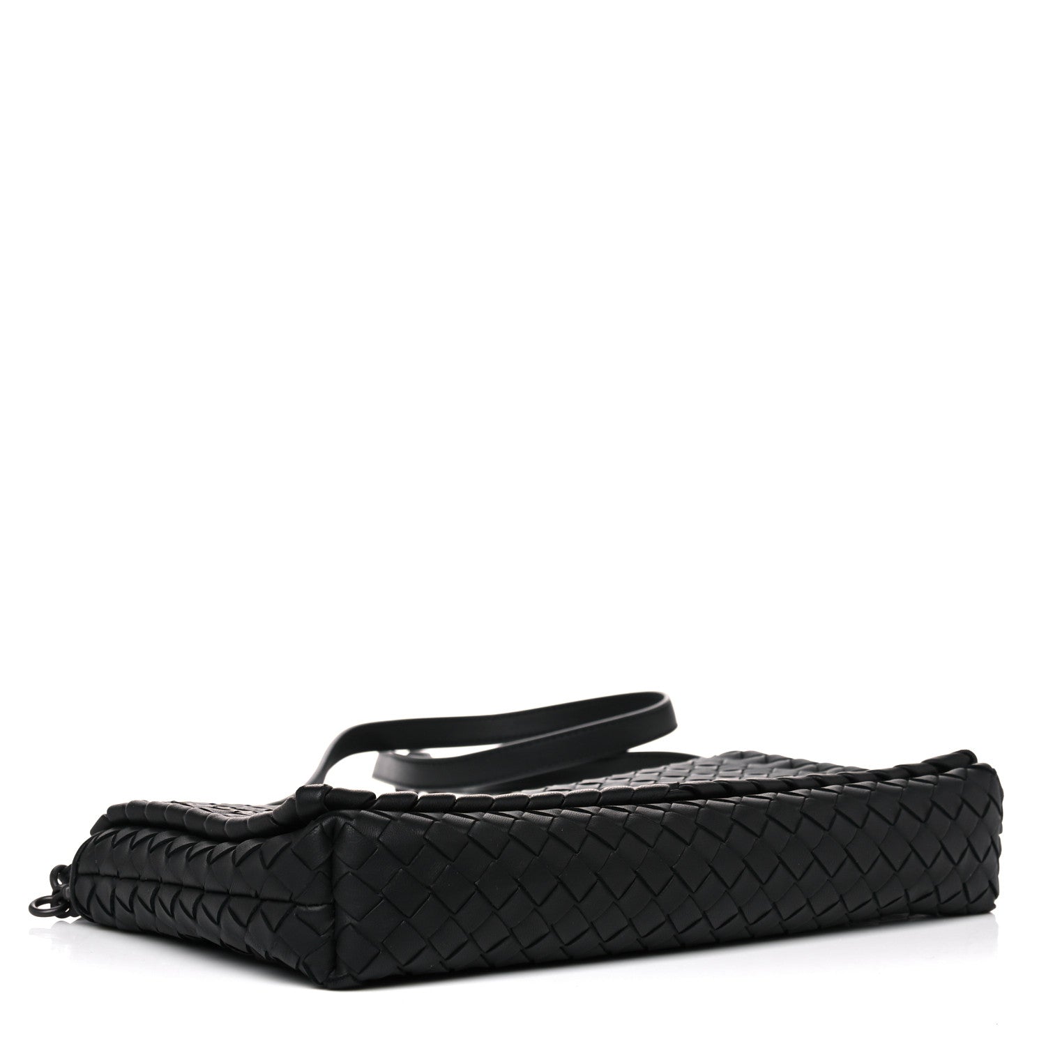 Bottega Veneta Nappa Intrecciato Dahlia Clutch Crossbody Black 4 of 10