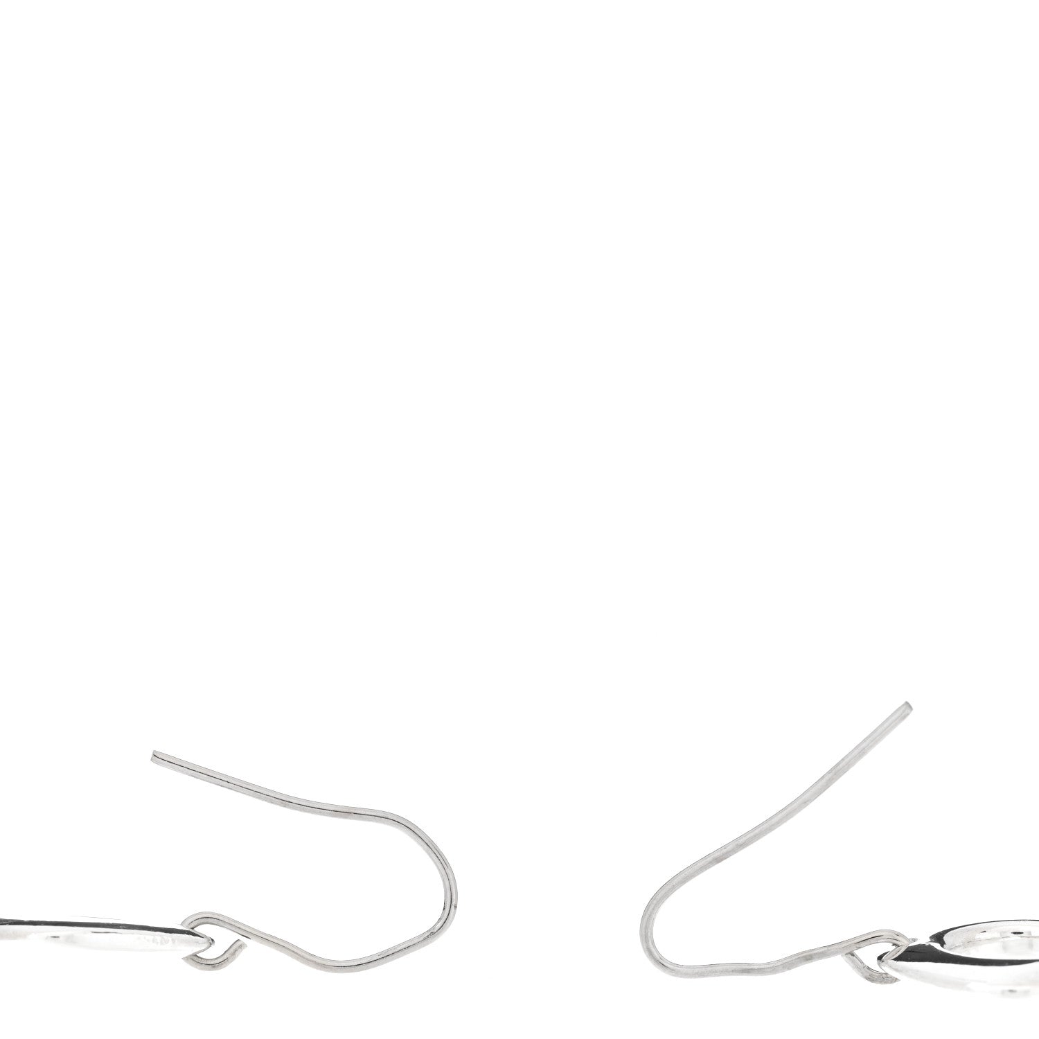 Tiffany Sterling Silver Cushion Square Link Drop Earrings 3 of 4