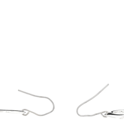 Tiffany Sterling Silver Cushion Square Link Drop Earrings 3 of 4