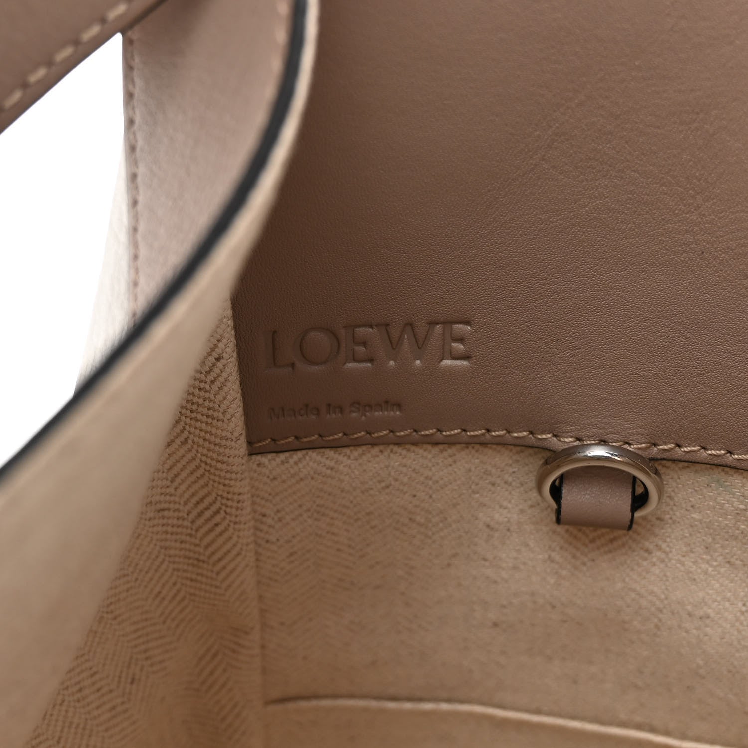 Loewe Calfskin Small Hammock Shoulder Bag Avocado Green Sand 6 of 11