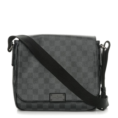 Louis Vuitton Damier Graphite District PM 1 of 6