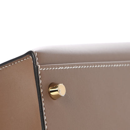 Hermes Tadelakt Sellier Kelly 32 Etoupe 21 of 32