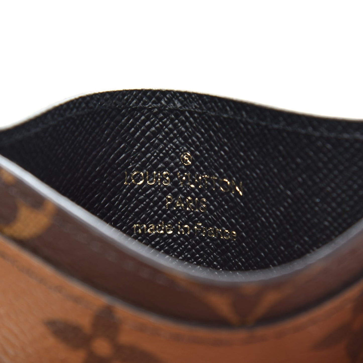 Reverse Monogram Card Holder