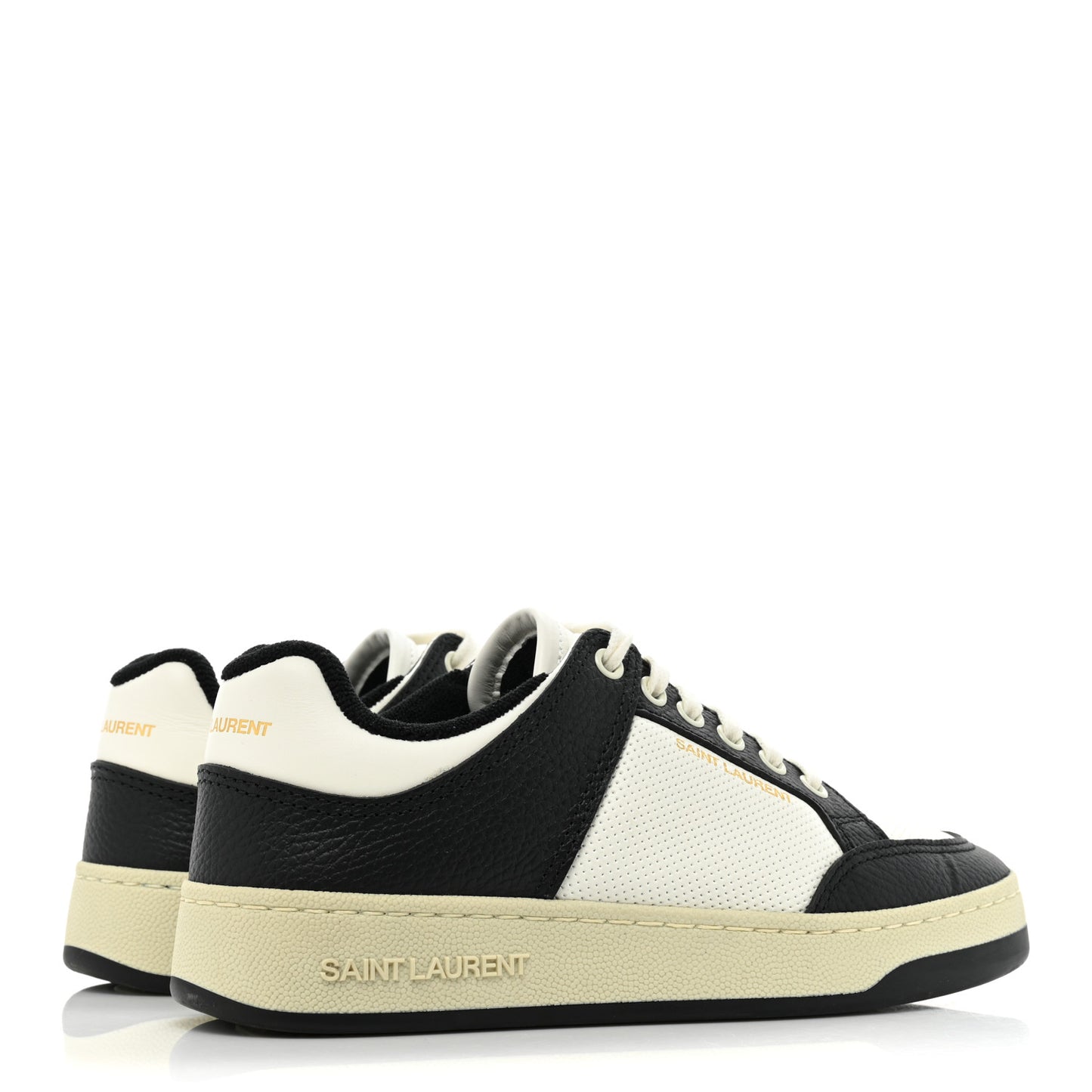 Calfskin Perforated Womens Sneakers 37 White