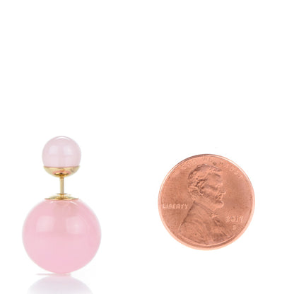 Christian Dior Mise En Dior Tribal Earrings Pink 2 of 4
