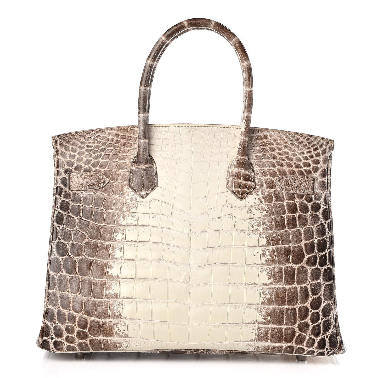 Matte Niloticus Crocodile Himalaya Birkin 30 Blanc