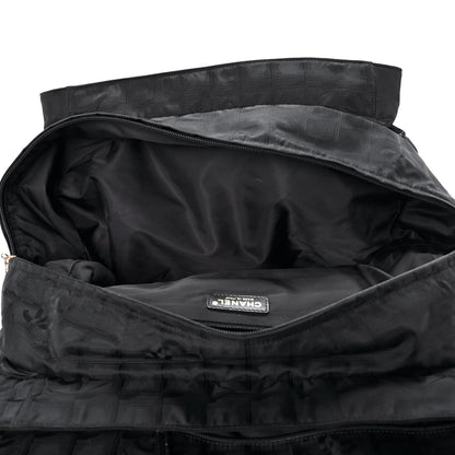 Chanel Nylon Large Travel Tote Black 6 of 13