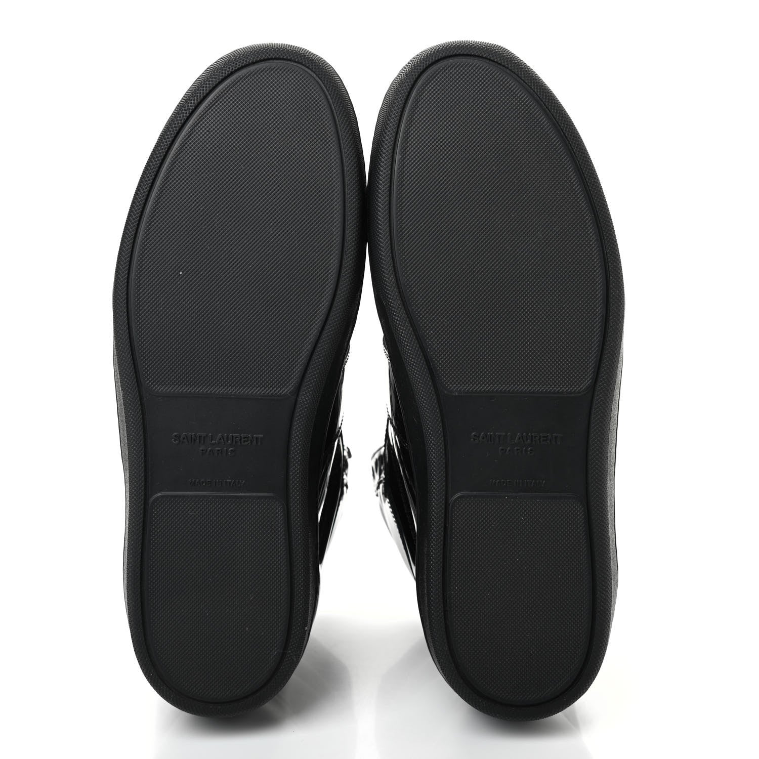 Saint Laurent Patent Court Classic SL/10H High Top Sneakers 43 Black 5 of 9