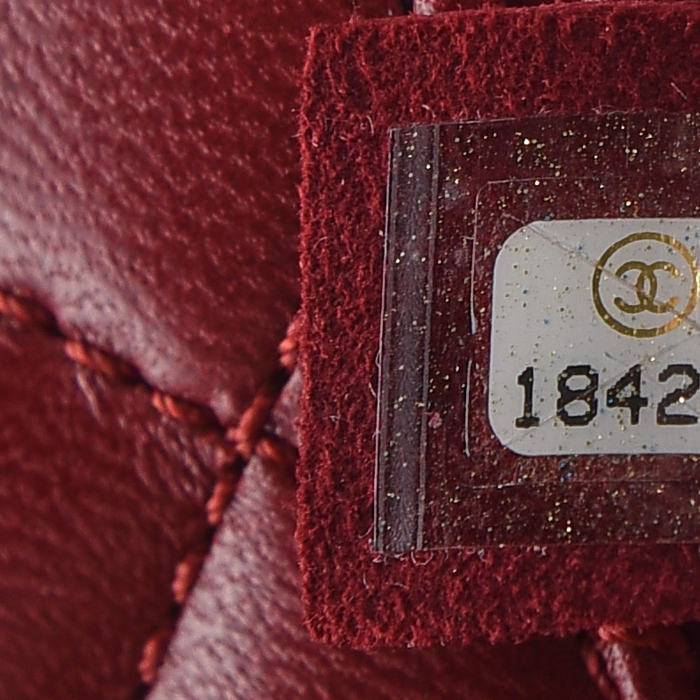 Lambskin Quilted Citizen Zip Large Flap Dark Red