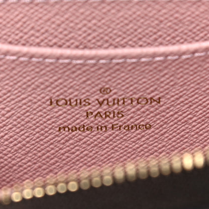 Louis Vuitton Damier Ebene Zippy Coin Purse Rose Ballerine 6 of 11