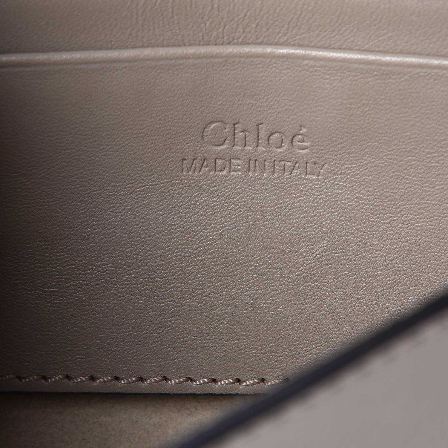 Chloe Suede Calfskin Mini Faye Shoulder Bag Motty Grey 6 of 9
