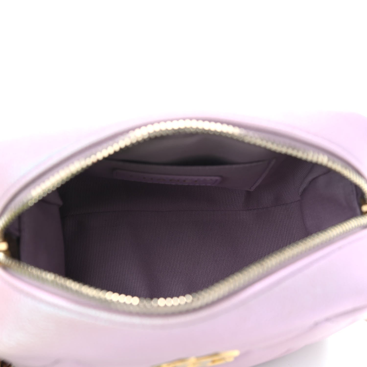 Chanel Iridescent Caviar Quilted Mini My Perfect Camera Case Pink 5 of 9