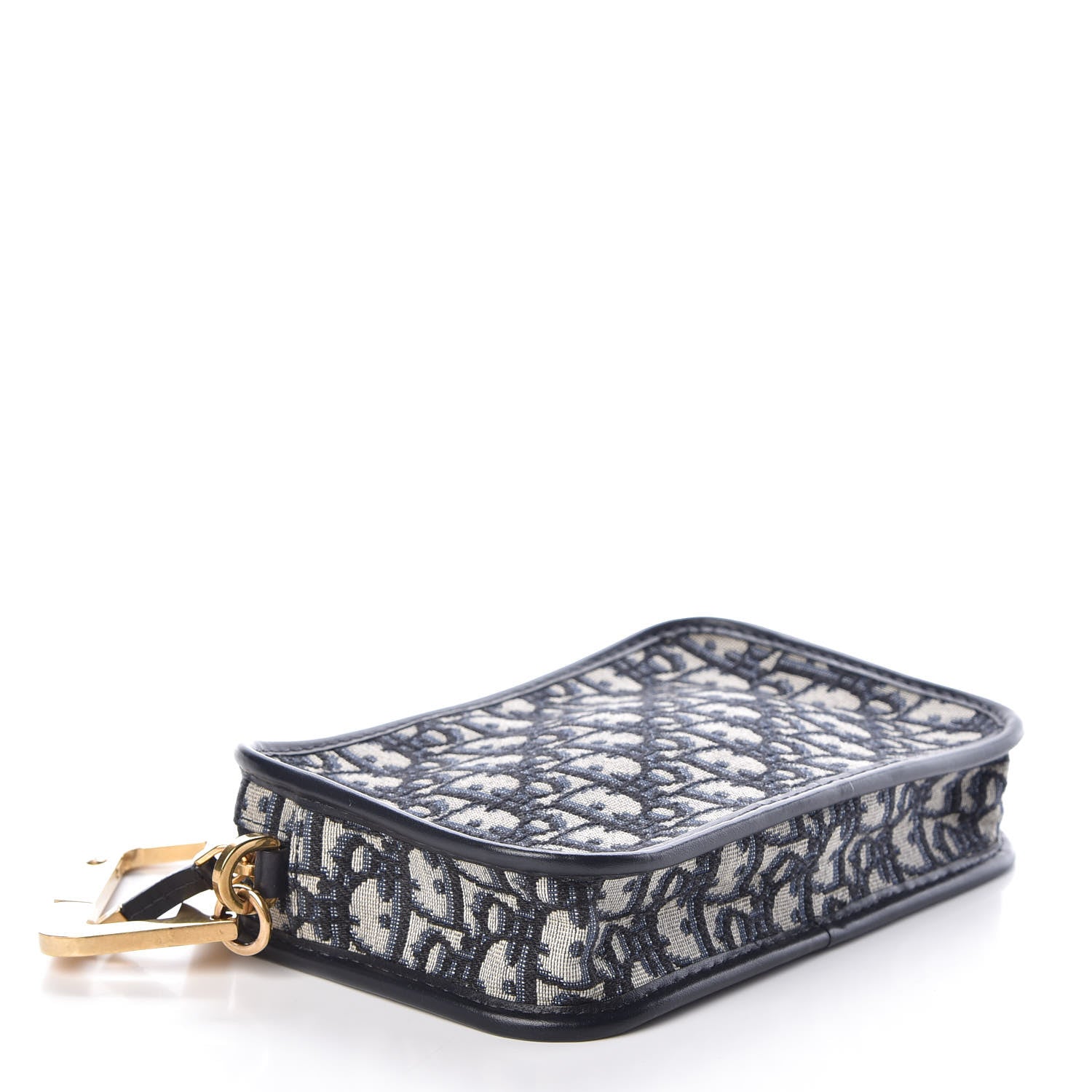 Christian Dior Oblique Diorquake Clutch Blue 4 of 8