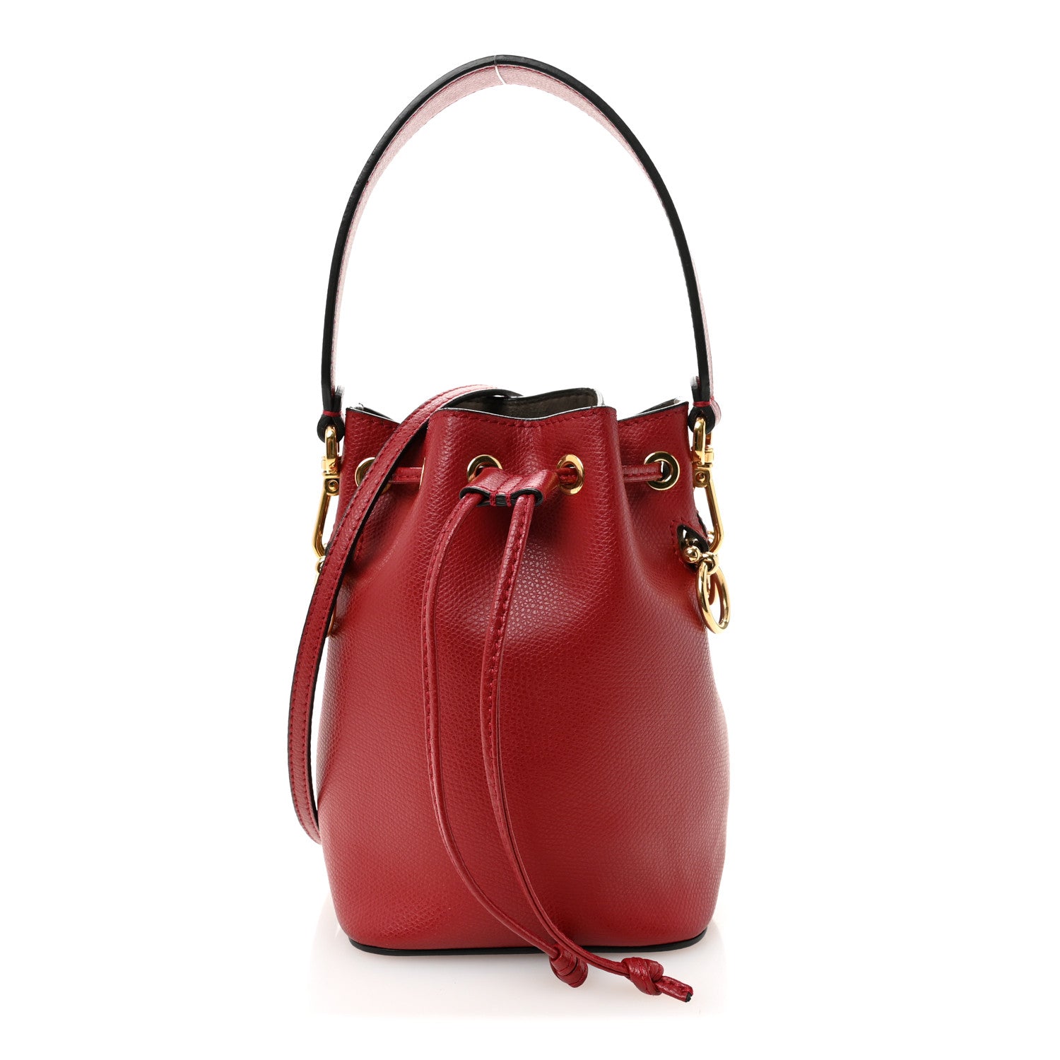 Fendi Vitello Cruise F is Fendi Mini Mon Tresor Bucket Bag Fragola 1 of 10