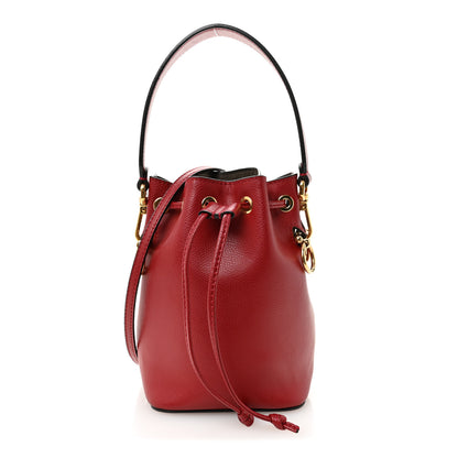 Fendi Vitello Cruise F is Fendi Mini Mon Tresor Bucket Bag Fragola 1 of 10