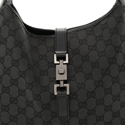 Gucci Monogram Jackie O Hobo Black 8 of 12