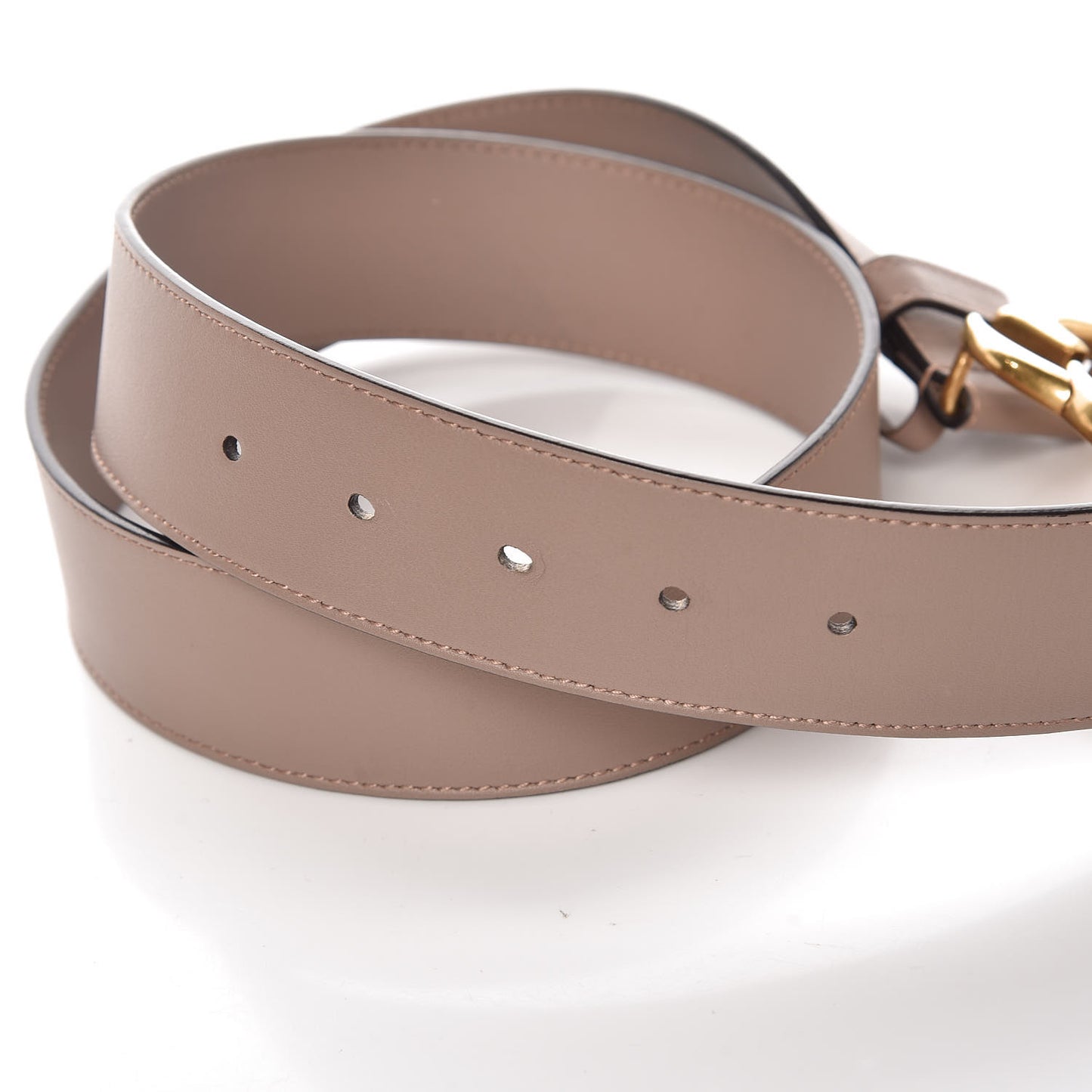 Calfskin Double G 40mm Belt 85 34 Porcelain Rose