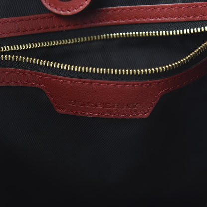 Burberry Horseferry House Check Canterbury Tote Honey Parade Red 8 of 9