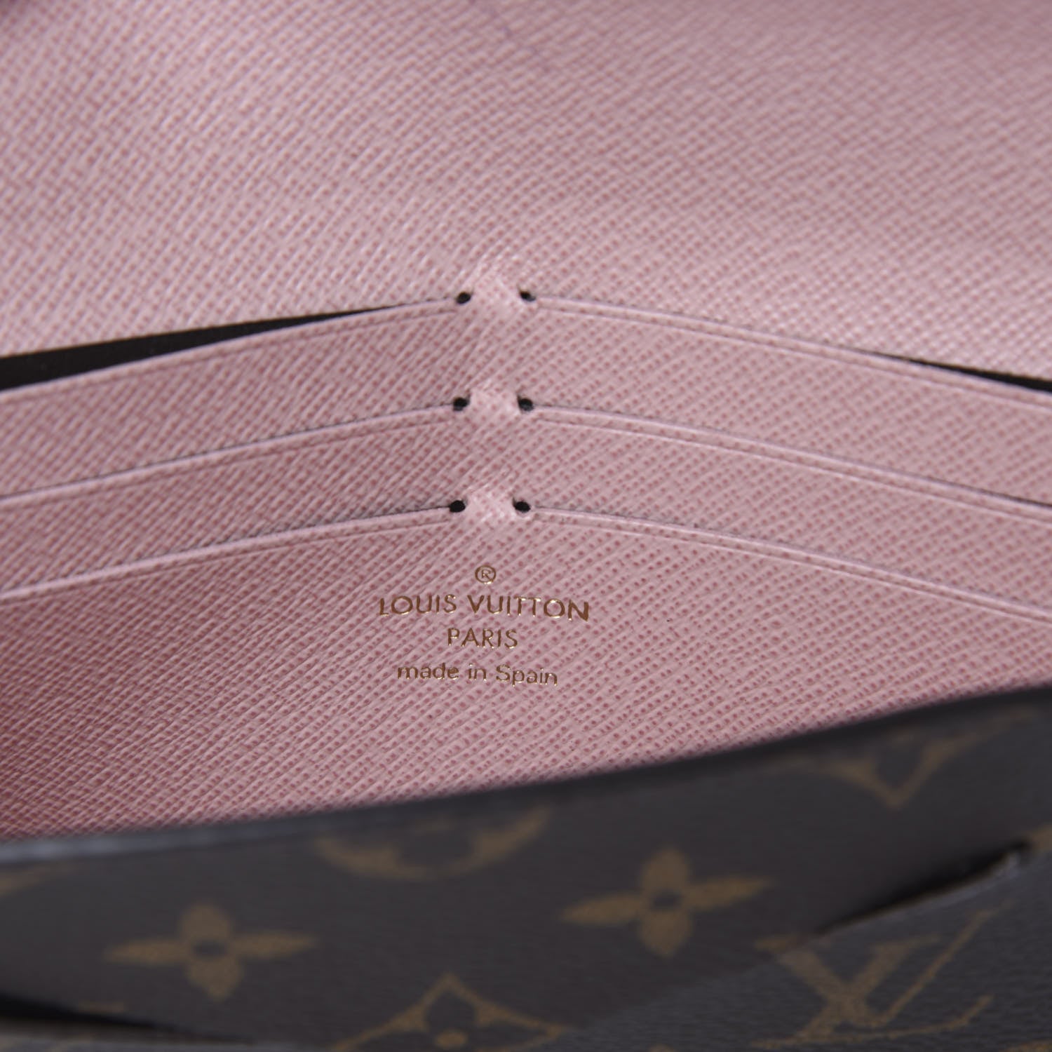 Louis Vuitton Monogram Jeanne Wallet Rose Ballerine 9 of 15