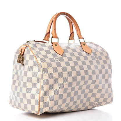 Louis Vuitton Damier Azur Speedy 30 3 of 11