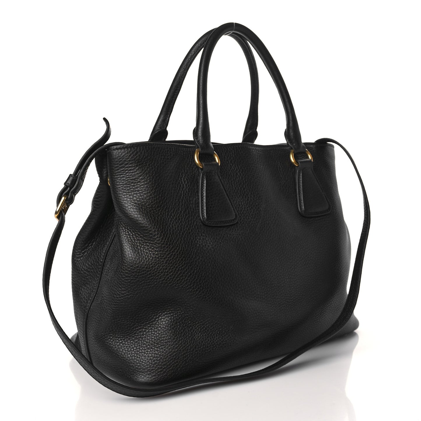 Vitello Daino Tote Black