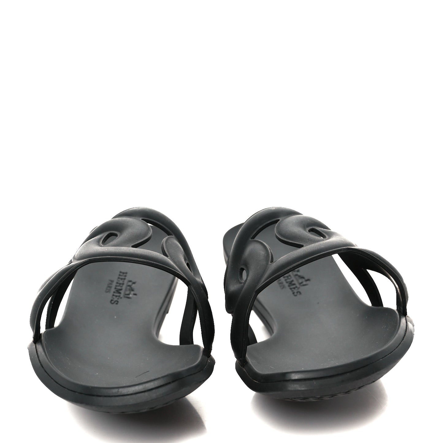Rubber Aloha Sandals 38 Black