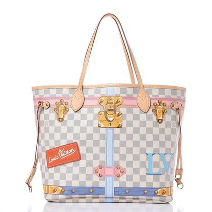 Louis Vuitton Damier Azur Summer Trunks Neo Neverfull MM 3 of 9