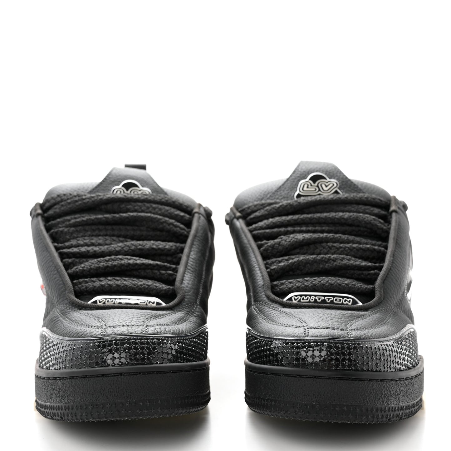 Mens LV Skate Sneakers 9 Black