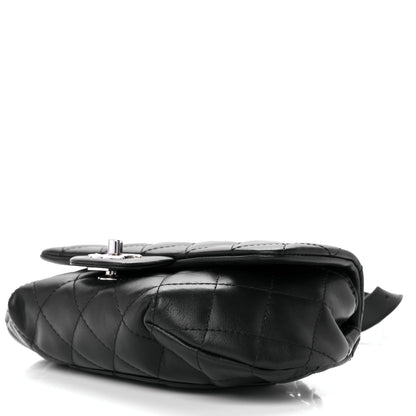 Chanel Calfskin Quilted CC Uniform Flap Belt Bag Black 11 of 13