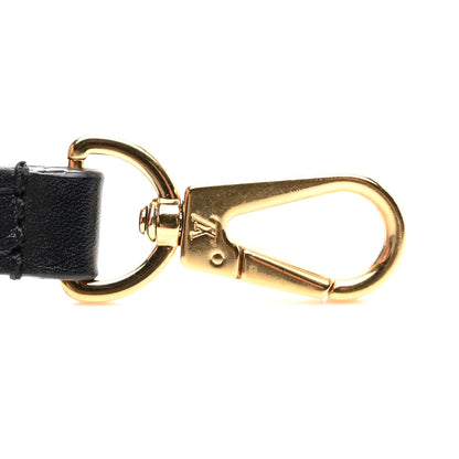Louis Vuitton Calfskin City Steamer MM Shoulder Strap Black 4 of 5