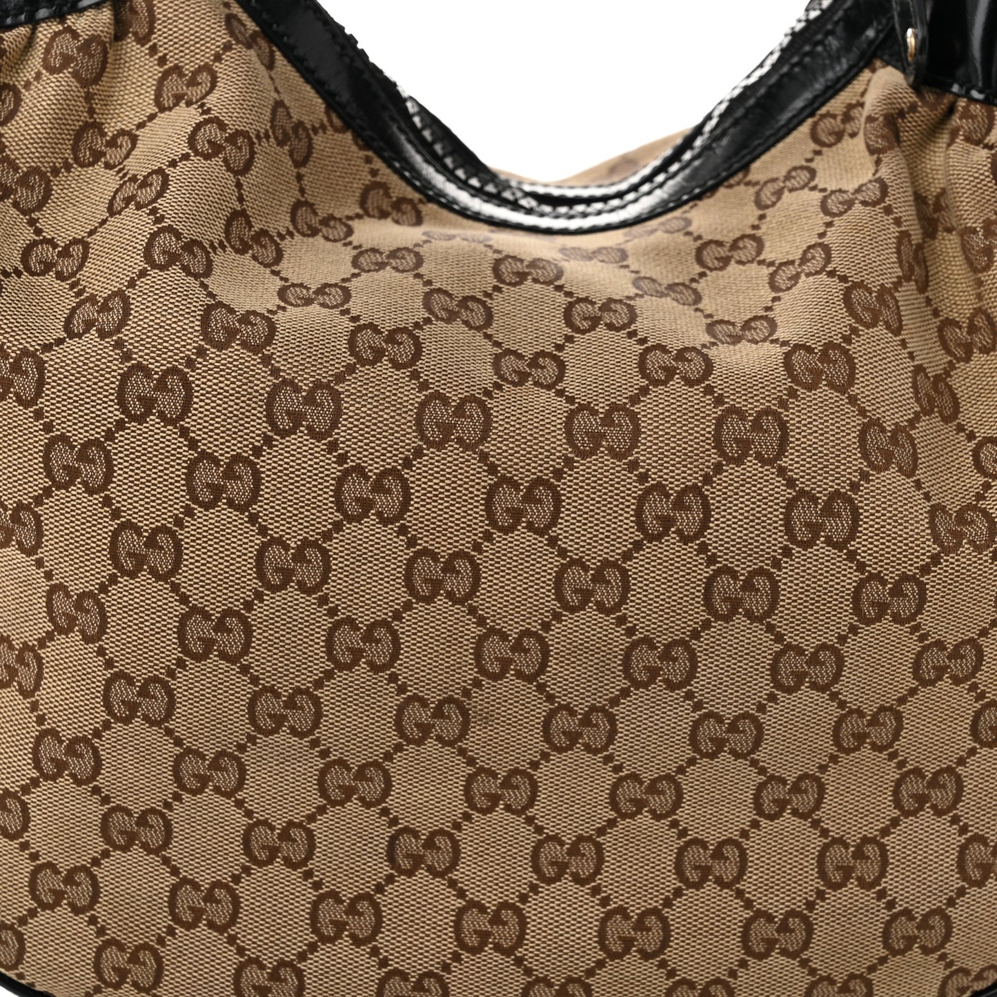 Monogram Patent Hobo Black