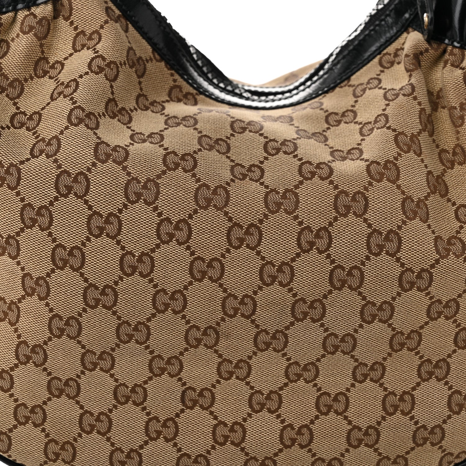 Gucci Monogram Patent Hobo Black 8 of 10