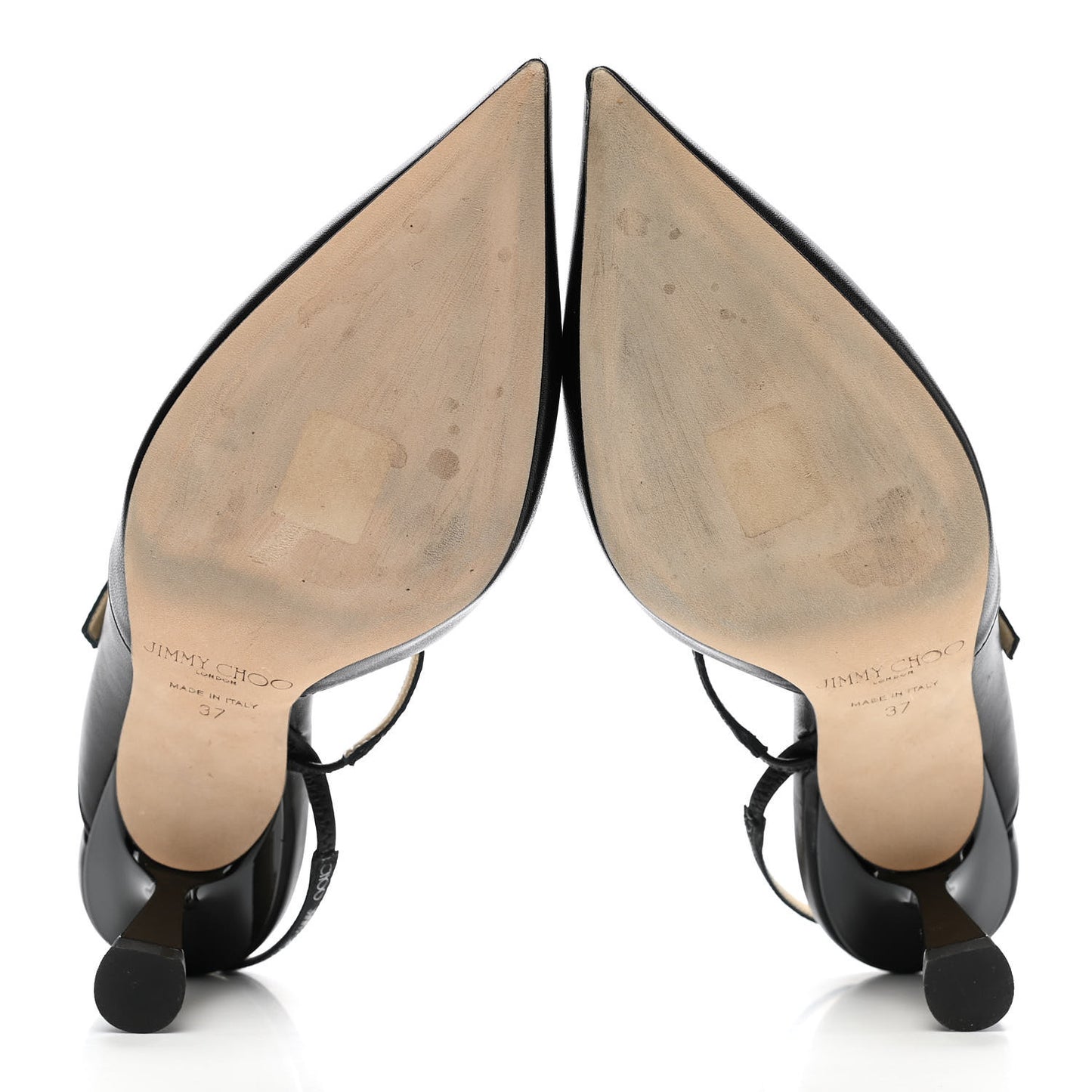 Nappa Ray Slingback Pumps 37 Black