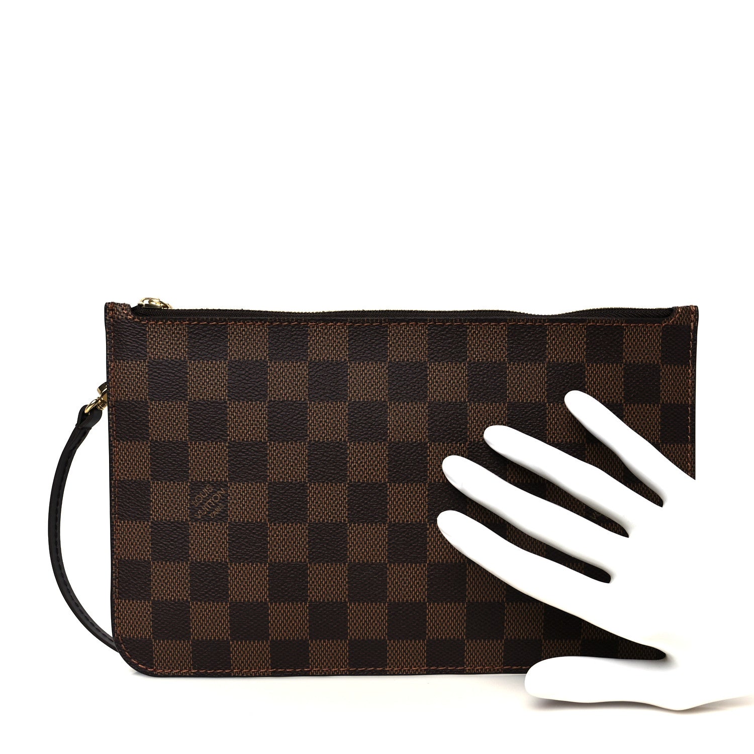 Louis Vuitton Damier Ebene Neverfull MM GM Pochette 2 of 8