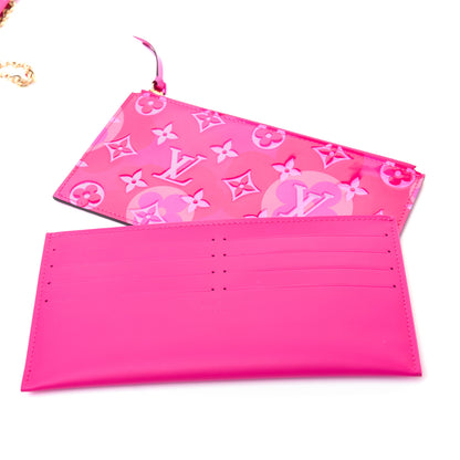 Louis Vuitton Vernis Valentine Pochette Felicie Chain Wallet Fuchsia 11 of 13