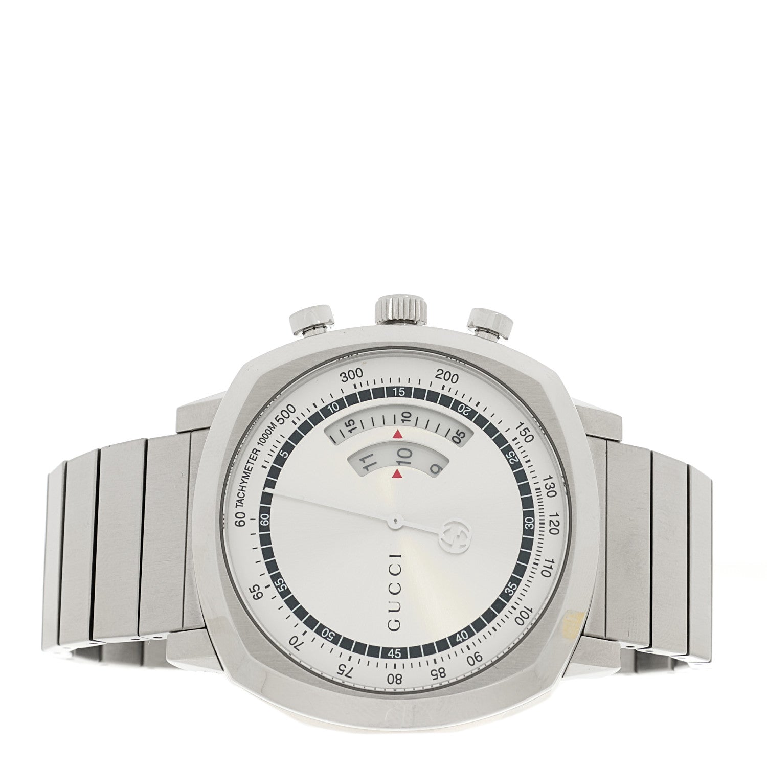 Gucci Stainless Steel 40mm Grip Quartz Watch 2 of 5