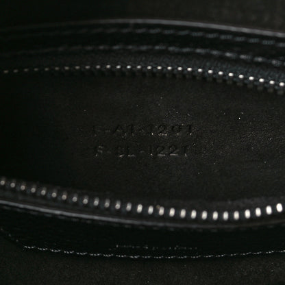 Celine Drummed Calfskin Micro Luggage Black 8 of 10