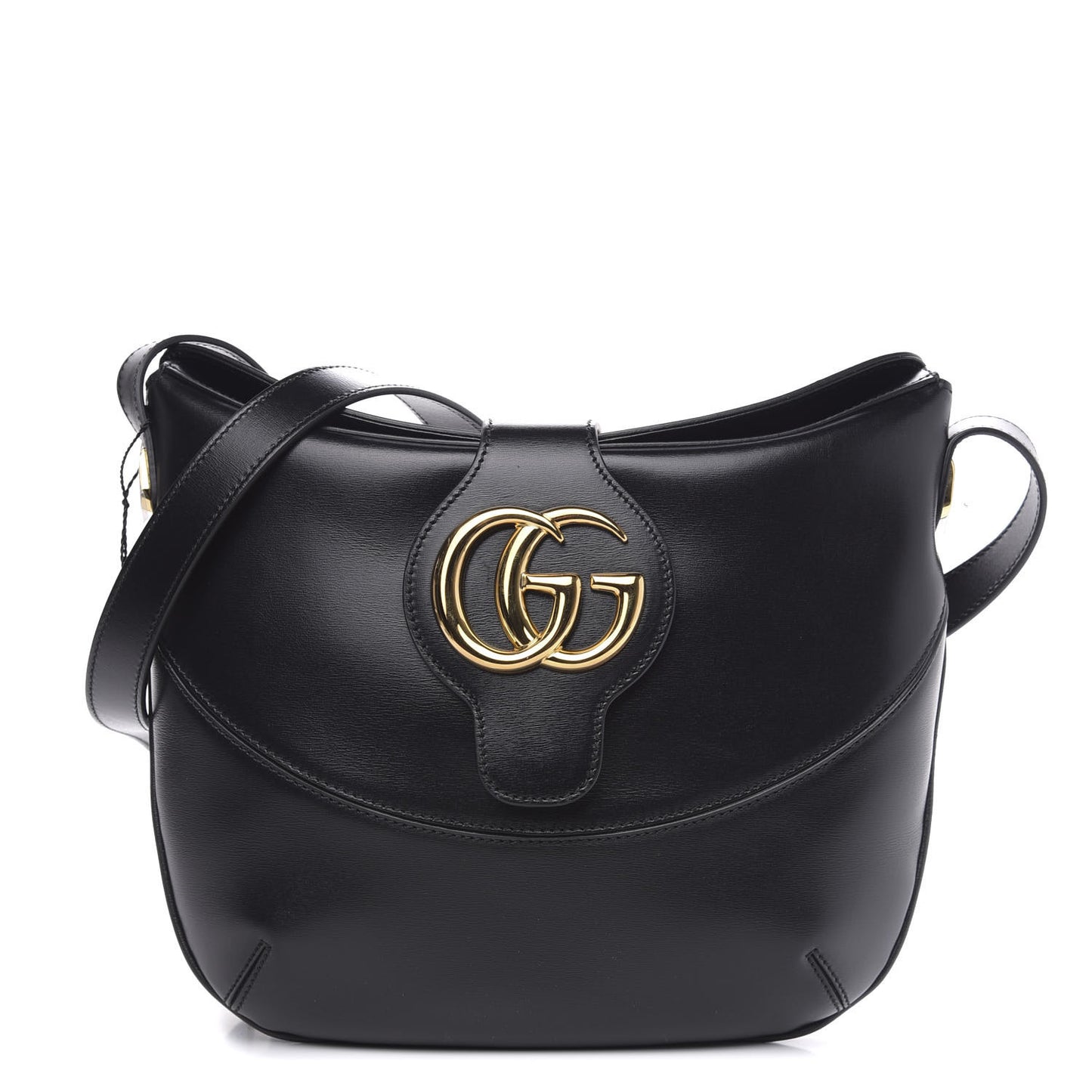 Calfskin Medium Arli Shoulder Bag Black