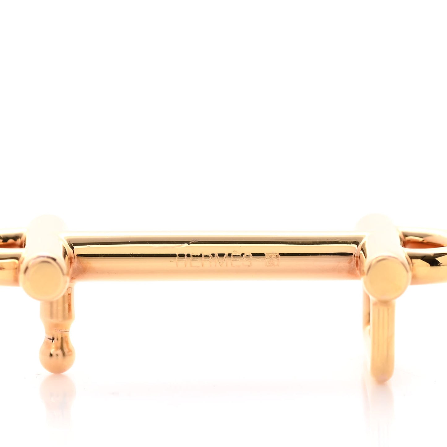 Polished 13mm Gamma Belt Buckle Gold