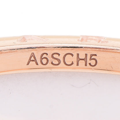 Bulgari 18K Rose Gold White Ceramic B.Zero1 Four-Band Ring 57 8 4 of 6